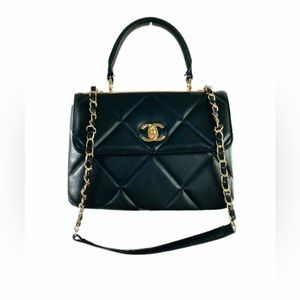Black classic Chanel bag
